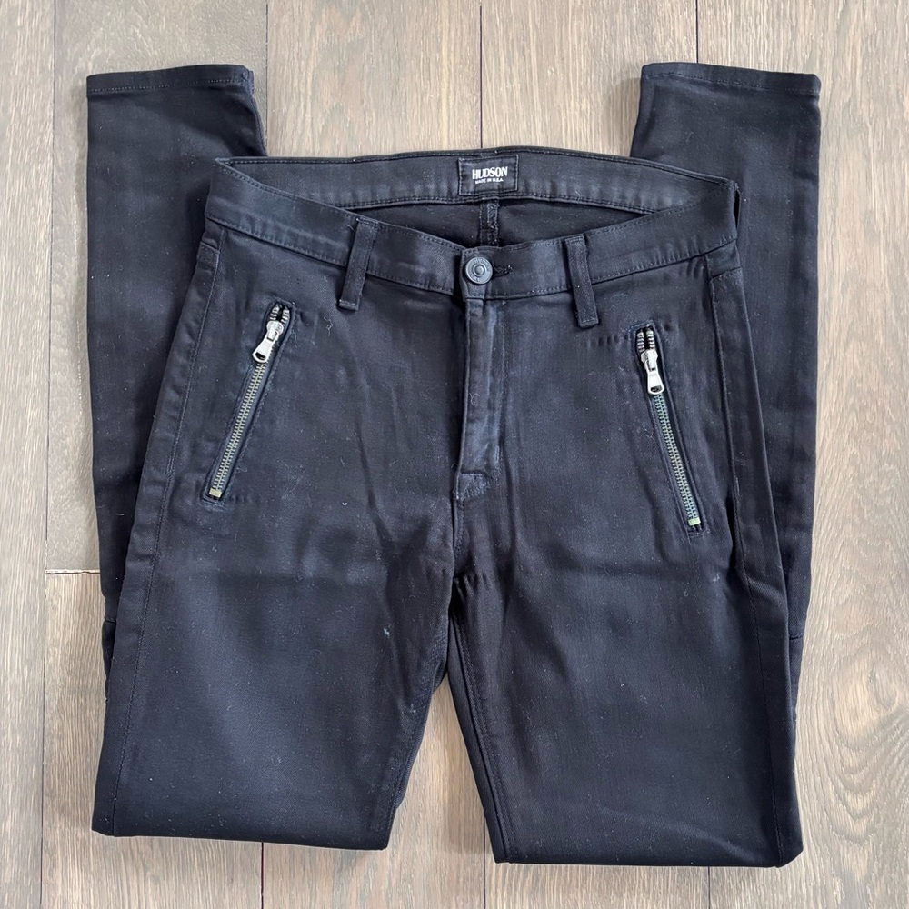 EUC Hudson stark moto pant, black, size 27